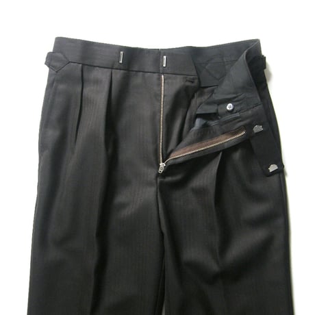 Fumiya Hirano THE TROUSERS × BOWER ROEBUCK ／ フミヤヒラノザトラウザーズ × バウアーローバック　トラウザーズ 日本製 パンツ REGENT