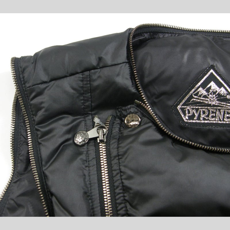 PYRENEX / ピレネックス ライダース ダウン ベスト フランス製 PYRENEX / ピレネックス ライダース ダウン ベスト フランス製