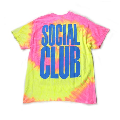 ANTI SOCIAL SOCIAL CLUB ／ アンチソーシャルソーシャルクラブ　タイダイ Tシャツ USA製 ピンク イエロー ASSC ｜ オールシーズン
