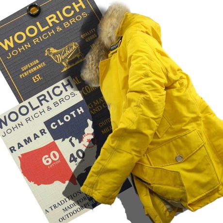 WOOLRICH / ウールリッチ　ARCTIC PARKA アークティックパーカ 撥水 防風 ダウン 60/40クロス  ロクヨン コヨーテ Teflon テフロンファブリック