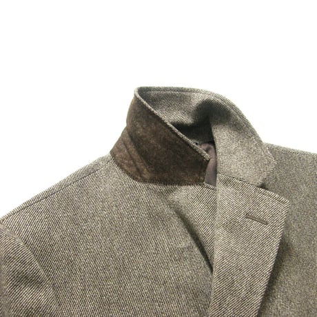 BROOKS BROTHERS × Loro Piana ／ ブルックスブラザーズ × ロロピアーナ　ウール コート イタリア製 ツイード ダブルチェスター ｜ 秋冬　（No.262627）