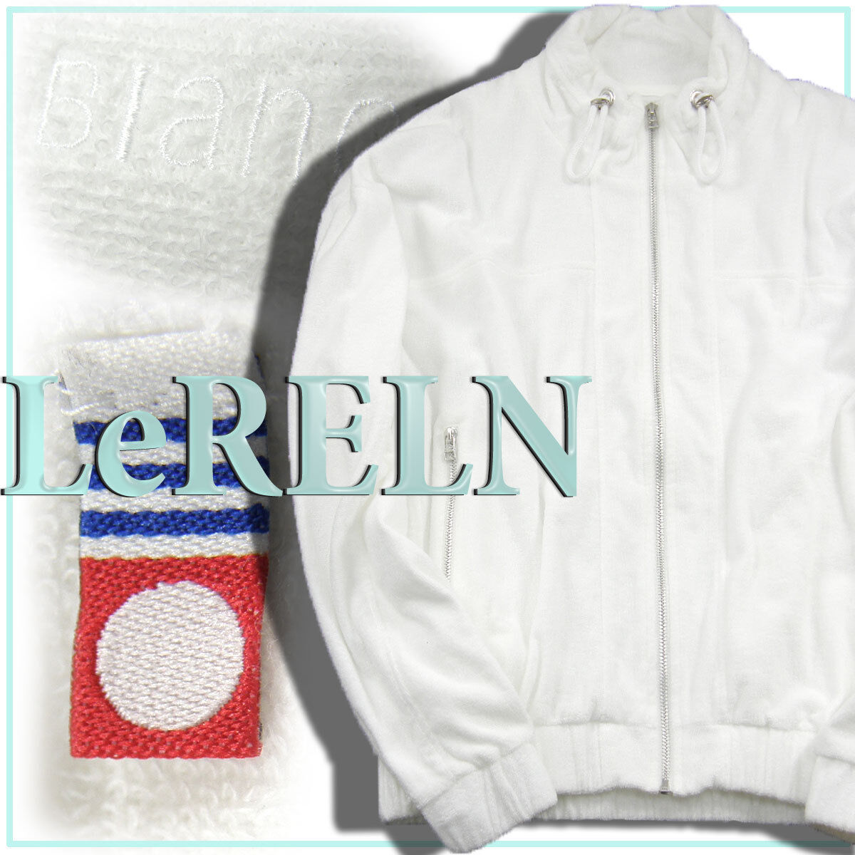 オーラリーダークブラウン ノーカラージャケット今治タオル