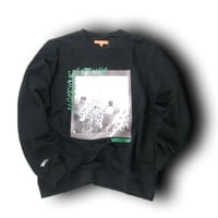 Woodstock Music and Art Festival × BEAMS GOLF ／ ウッドストック フェスティバル × ビームスゴルフ　スウェット トレーナー 黒 ｜ 秋冬　（360392