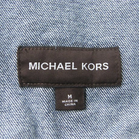 MICHAEL KORS ／ マイケルコース　トラッカージャケット デニムジャケット Gジャン ジージャン デニム アウター ウォッシュブルー ｜ 春 秋冬　（No.360229）