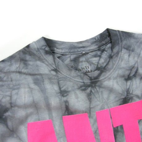 ANTI SOCIAL SOCIAL CLUB ／ アンチソーシャルソーシャルクラブ　タイダイ Tシャツ USA製 ブラック ピンク ASSC ｜ オールシーズン