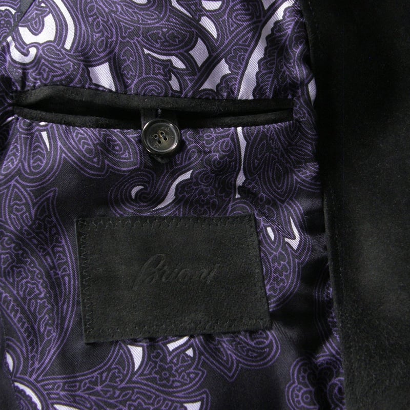 Brioni ／ ブリオーニ 牛革 スエードレザー ジャケット イタリア製
