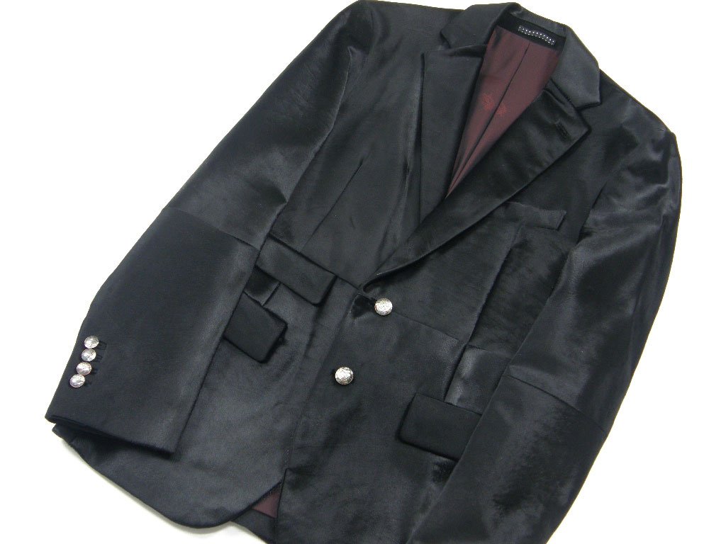 Harrods / ハロッズ ハラコ カーフレザー ジャケット 最高級 イギリス 
