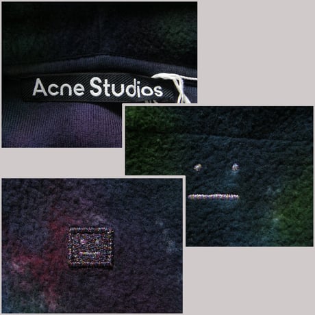 Acne Studios ／ アクネストゥディオズ　表面起毛 パーカー タイダイ コットン スウェット フーディー ｜ 秋冬　（No.370644）