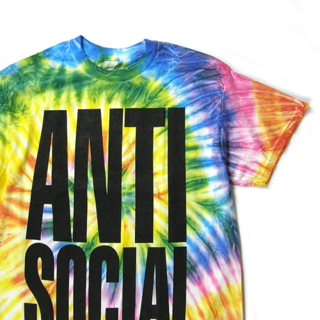 ANTI SOCIAL SOCIAL CLUB ／ アンチソーシャルソーシャルクラブ　タイダイ Tシャツ USA製 マルチカラー ASSC ｜ オールシーズン
