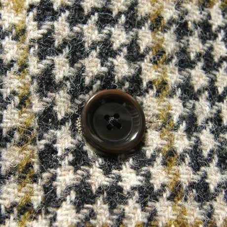 BEAMS F × HARRIS TWEED ／ ビームスF × ハリスツイード　ハウンドトゥースチェック ジャケット 日本製 ｜ 秋冬　（No.370217）