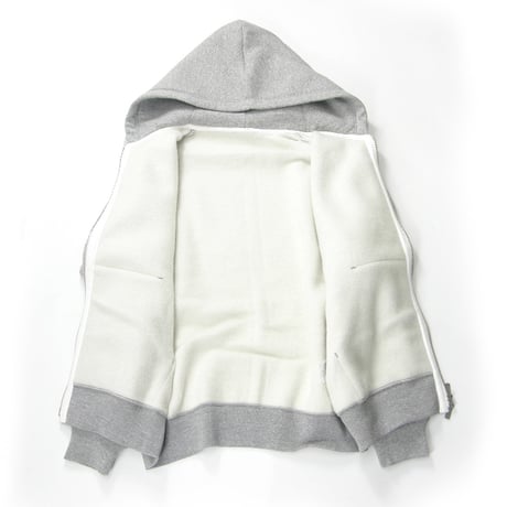 A LOVE MOVEMENT × Firsthand ／ アラブムーブメント × ファーストハンド　撥水 カシミヤ パーカー 日本製 スウェット グレー ｜ 秋冬　（No.360027）