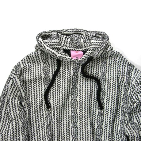 anrealage homme ／ アンリアレイジ オム　ロープニット ジャガード パーカー 日本製 プルオーバー フーディー ｜ 春 秋冬　（No.380136）