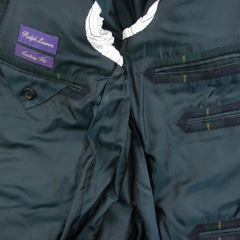 美品 RALPH LAUREN パープルレーベル　紺ブレザー ダブル 金ボタン fit=scale-down,w=1200