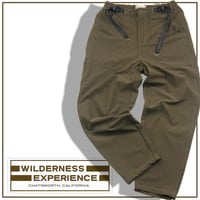 WILDERNESS EXPERIENCE ／ ウィルダネスエクスペリエンス　ナイロン ストレッチ クライミング パンツ ダブルベルト オリーブ ｜ 春 秋冬
