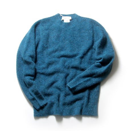 FILIPPO DE LAURENTIIS ／ フィリッポデローレンティス　ニット イタリア製 superkid mohair 稀少 スーパーキッドッモヘア セーター ブルー ｜ 秋冬　360596