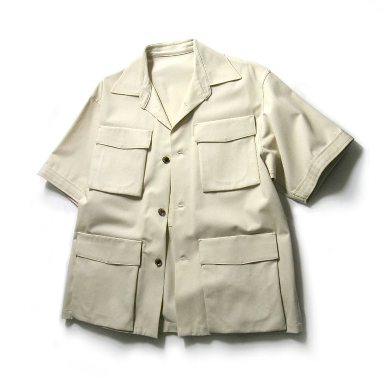 ジャケット・アウター LA FAVOLA Short Sleeve Jacket la favola ／ ラファーヴォラ 半袖 サファリジャケット 日本製 シャツ