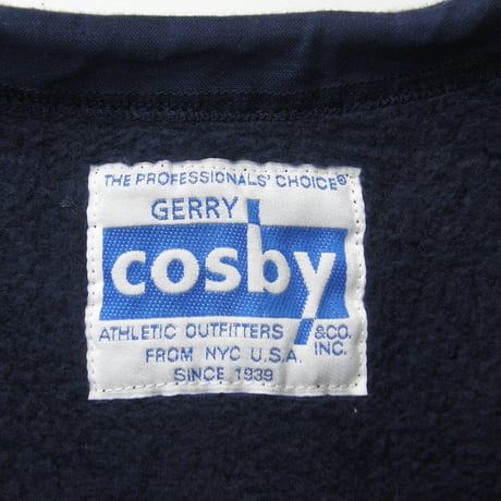 Gerry Cosby ／ ジェリーコスビー　吊り裏毛 クルーネック スウェット カーディガン 日本製 ネイビー ｜ 春 秋冬