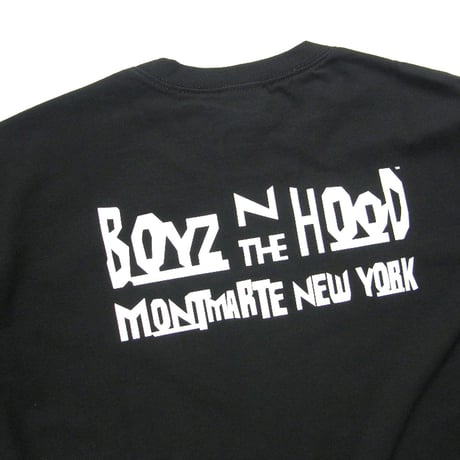 Montmartre New York × Boyz n the Hood ／ モンマルトルニューヨーク × ボーイズンザフッド　ロンT ブラック Eazy-E