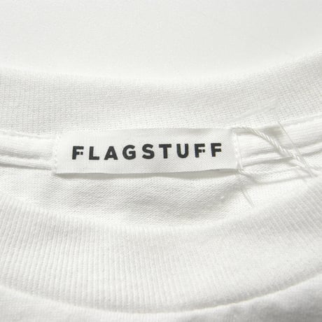 F-LAGSTUF-F × ドラゴンボール × BEAMS ／ フラグスタフ × DRAGON BALL × ビームス　ベジータ ロンT 両面プリント サイヤ人ホワイト ｜ オールシーズン