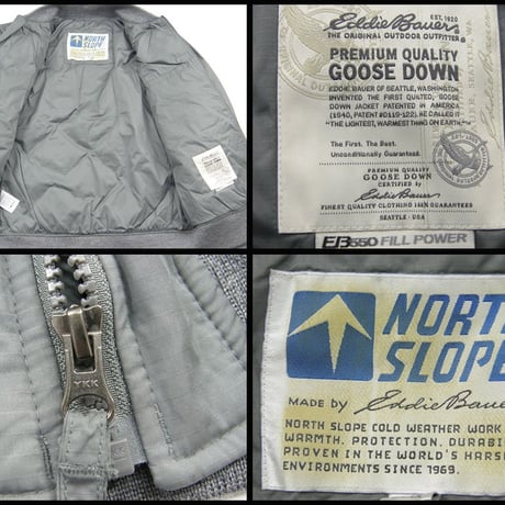 Eddie Bauer ／ エディーバウアー　グースダウンジャケット ライナー付き 防水 防風 ブルゾン パーカー アウター NORTH SLOPE WEATHER EDGE ｜ 秋冬