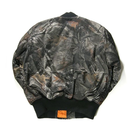 ALPHA INDUSTRIES ／ アルファインダストリーズ　US CORE SPEC フライトジャケット MA-1 リアルツリーカモ ｜ 秋冬　（No.370546）