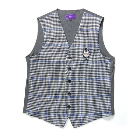 BEAMS GOLF PURPLE LABEL × Airshut ／ ビームスゴルフ パープルレーベル × エアシャット　防風 撥水 ストレッチ ベスト ブルー ｜ 春 秋冬　（No.330387）