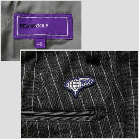 BEAMS GOLF PURPLE LABEL ／ ビームスゴルフ　ストレッチ ジャージ パンツ オンオフ兼用 チャコールグレー ｜ オールシーズン　（No.330719）