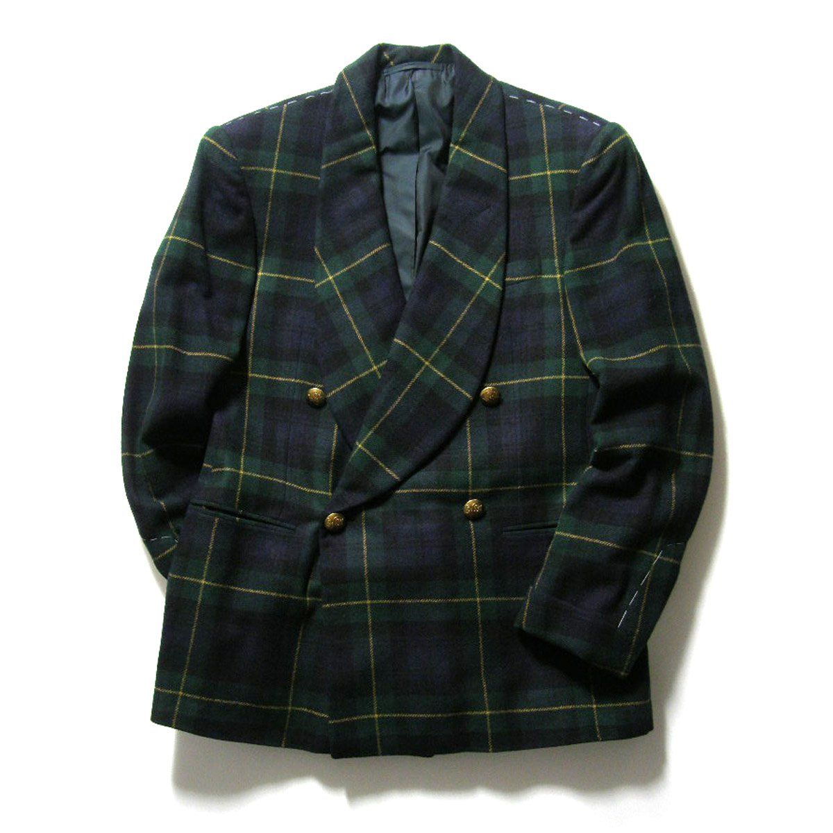 【美品】RALPH LAUREN スリーピース パープルレーベル ダブル A7 Ralph Lauren Purple Label ／ ラルフローレン パープルレーベル ショ