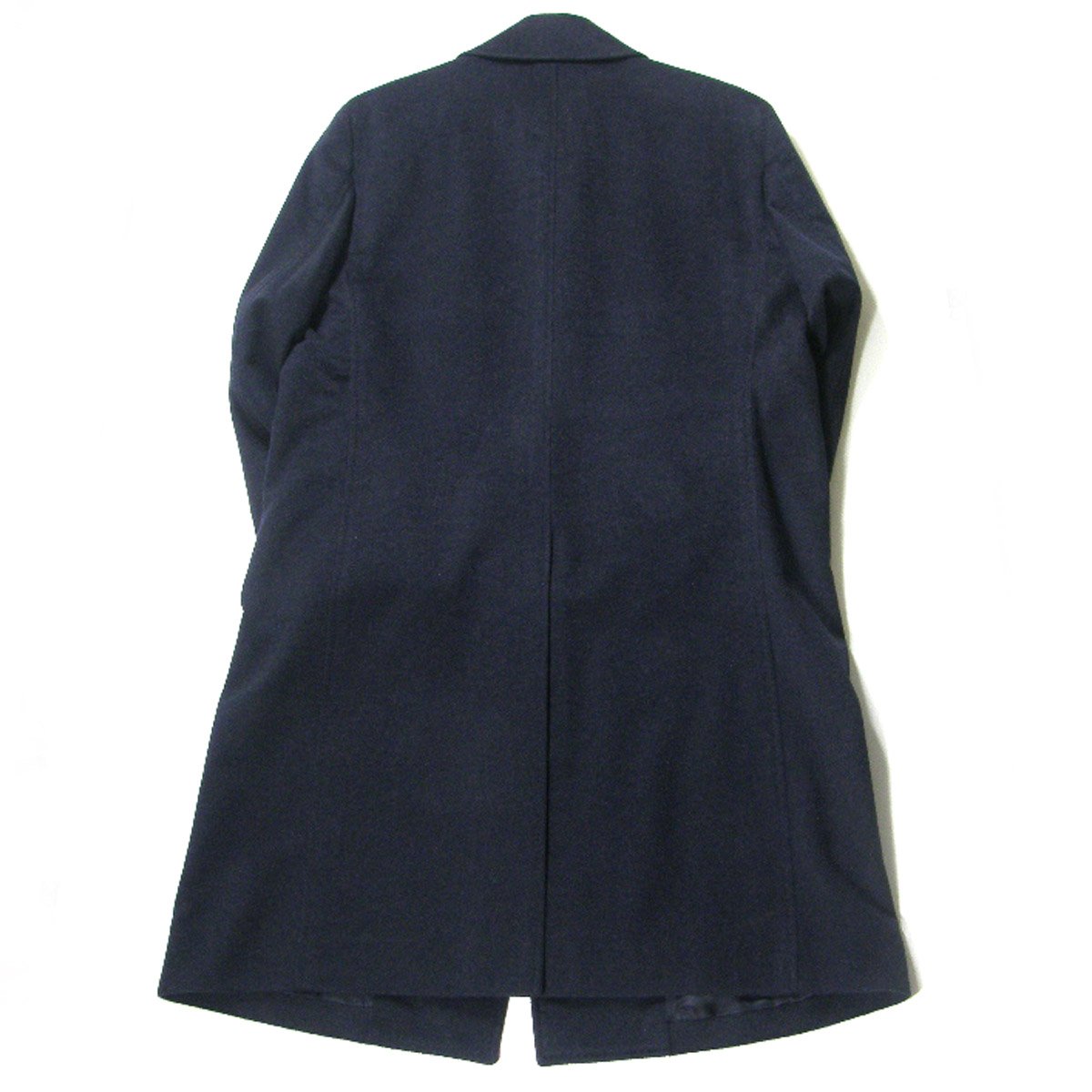 バランタイン コート ネイビー サイズ48 ロロピアーナ ウール&カシミヤ D'URBAN × Loro Piana ／ ダーバン × ロロピアーナ カシミヤ ステンカラ