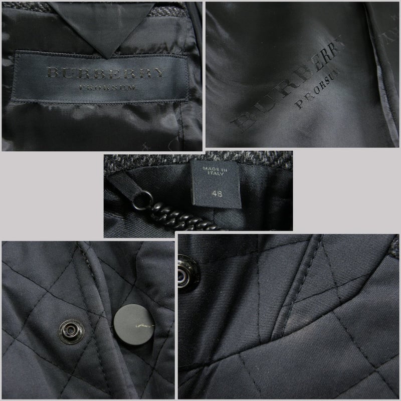BURBERRY PRORSUM ／ バーバリープローサム ツイード ヘリンボーン