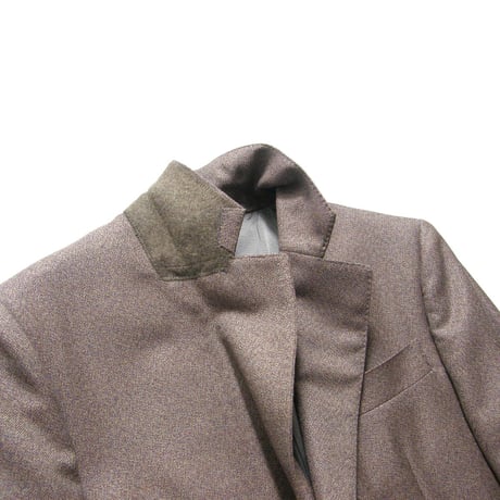 SADE ／ シャーデー　ジャコット 日本製 ウール ロングジャケット ジャケット コート JK08 ミックスカラー グレー ｜ 秋冬　（No.370101）