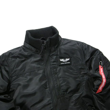 ALPHA INDUSTRIES × THERMOLITE ／ アルファインダストリーズ × サーモライト　中綿ジャケット フード 取り外し可能 ブラック ｜ 秋冬　（No.370592）