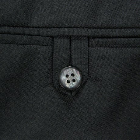Fumiya Hirano THE TROUSERS × Harrisons ／ フミヤヒラノザトラウザーズ × ハリソンズ　Davis トラウザーズ 日本製 パンツ ブラック ｜ 春夏　370822