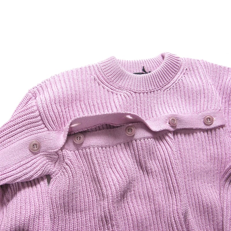 Omar Afridi ／ オマールアフリディ コットンニット クルーネック