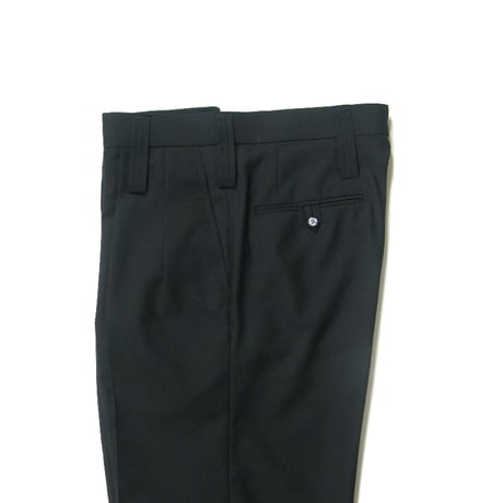 Fumiya Hirano THE TROUSERS × Harrisons ／ フミヤヒラノザトラウザーズ × ハリソンズ　Davis トラウザーズ 日本製 パンツ ブラック ｜ 春夏　370822