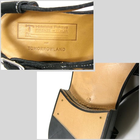HIDETAKA FUKAYA × TOMORROWLAND ／ 深谷秀隆 × トゥモローランド　スエード レザー グルカサンダル イタリア製 il micio イルミーチョ