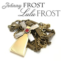 Johnny FROST ／ ジョニーフロスト　希少 ペンダント ネックレス クロス ヴィンテージ Lulu FROST ルルフロスト ｜ オールシーズン　（No.242416）