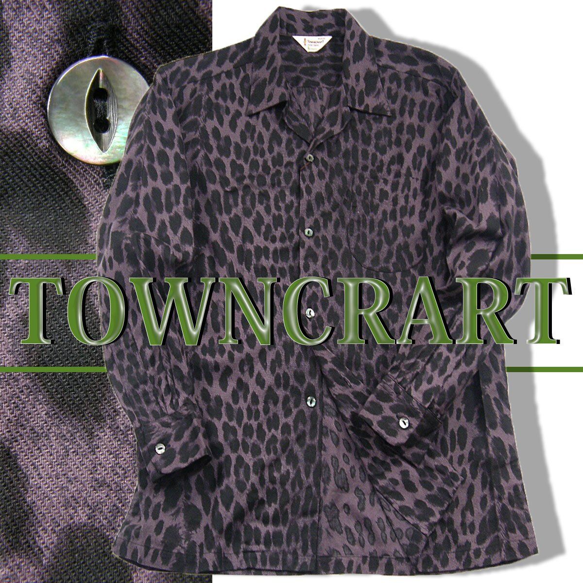 TOWNCRAFT / タウンクラフト 50s ボックスシルエット 長袖シャツ TOWNCRAFT / タウンクラフト 50s ボックスシルエット 長袖シャツ