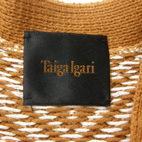 Taiga Igari ／ タイガイガリ　コットンニット カーディガン 日本製 ｜ 春 秋冬　（No.360226）