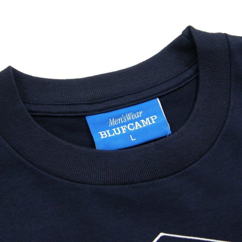 BLUFCAMP / ブルーフキャンプ ハイゲージ 綿 天竺 ロンT 日本製 シルク  