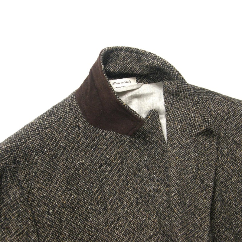 Mr. Rick Tailor ツイード くるみボタン チェスターコート 50 Mr.Rick Tailor ／ ミスターリックテイラー チェスターコート