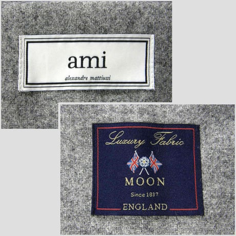 Ami Alexandre Mattiussi × MOON ／ アミアレクサンドル テュッシ × ムーン　ツイード ウール ジャケット Ami Paris アミパリス ｜ 秋冬　（No.301516