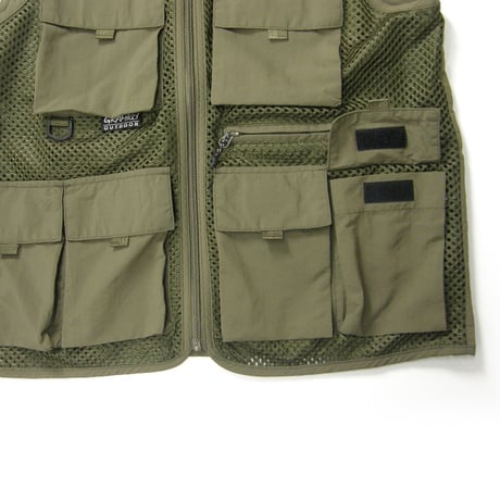 GRAMICCI ／ グラミチ　フィッシングベスト GONE FISHING VEST メッシュベスト グリーン ｜ オールシーズン
