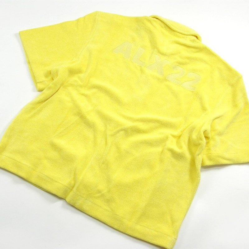 1017 ALYX 9SM アリクス　ナイロンシャツ 1017 ALYX 9SM / アリクス パイル生地 半袖シャツ ロゴ 刺繍