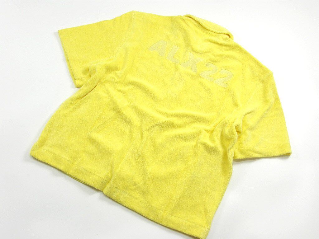 1017 ALYX 9SM / アリクス パイル生地 半袖シャツ ロゴ 刺繍