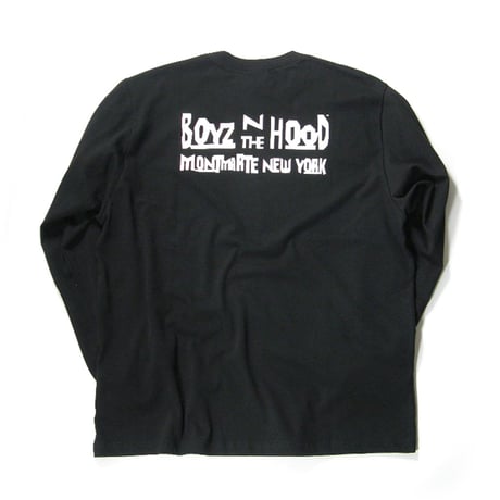 Montmartre New York × Boyz n the Hood ／ モンマルトルニューヨーク × ボーイズンザフッド　ロンT ブラック Eazy-E