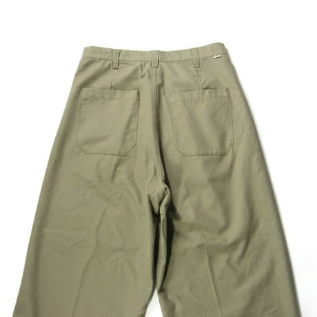 OBEY ／ オベイ　ワイド バギーパンツ OLIVER PLEATED PANT BAGGY FIT カーキグリーン ｜ オールシーズン