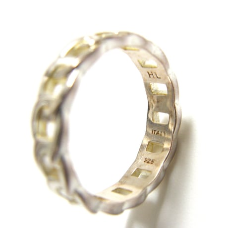 HATTON LABS ／ ハットンラブス　スターリングシルバー リング イタリア製 MINI CUBAN RING 指輪 STERLING SILVER 925 シルバー ｜ オールシーズン