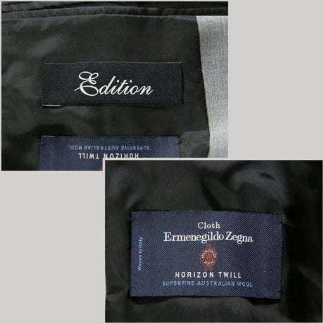 Edition × Ermenegildo Zegna HORIZON TWILL ／ エディション × エルメネジルドゼニア　ジャケット 日本製 ｜ オールシーズン　（No.360639）