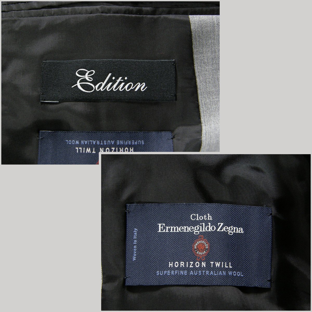 Edition × Ermenegildo Zegna HORIZON TWILL ／ エディ